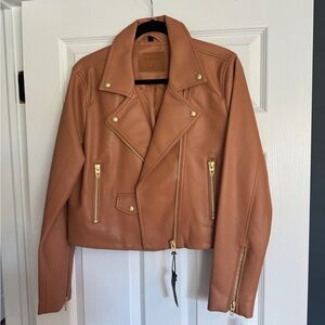 NWT Blank NYC Vegan Leather Moto Jacket